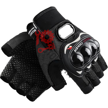 ELDİVEN YARIM PARMAK KEMİKLİ KARIŞIK RENK PROBIKER
