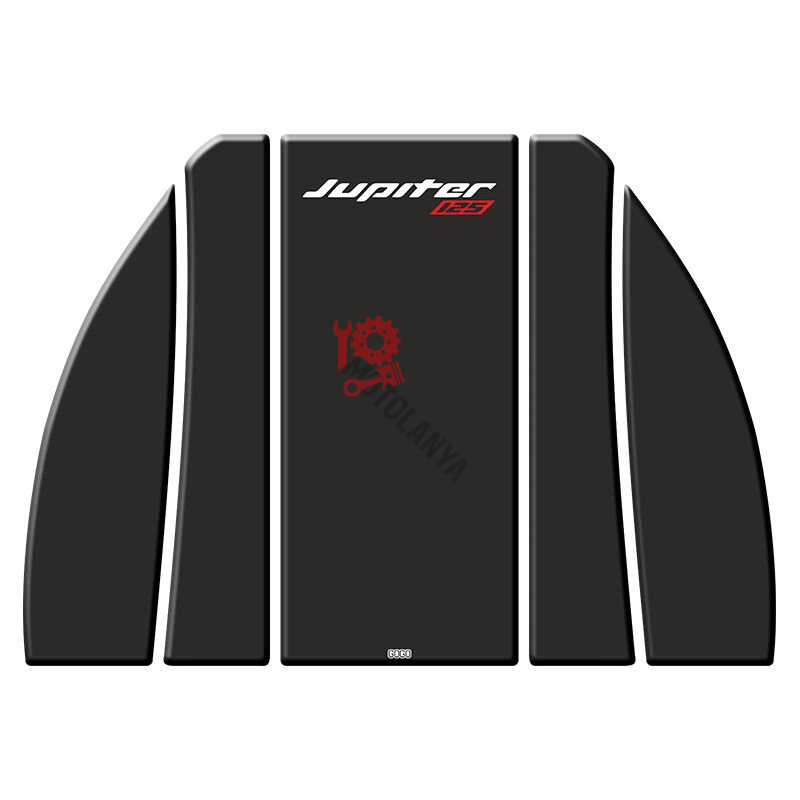 TVS JUPİTER 125 2023 - 2024 UYUMLU TANK PAD SET ''SİYAH DÜZ'' 002