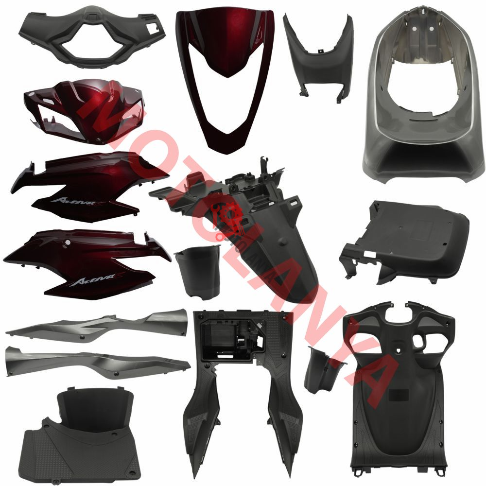 KAPORTA Y. SET [BORDO] [ESKİ MODEL] HONDA ACTIVA S