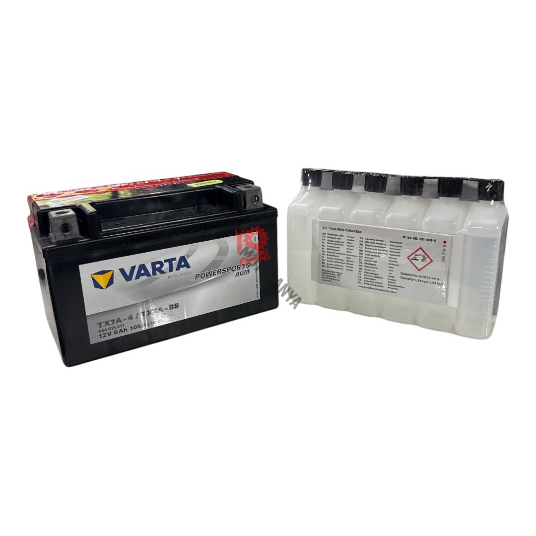 AKÜ ''150*87*94'' [ 12V - 7AH YTX ''SCOOTER'' ] - VARTA