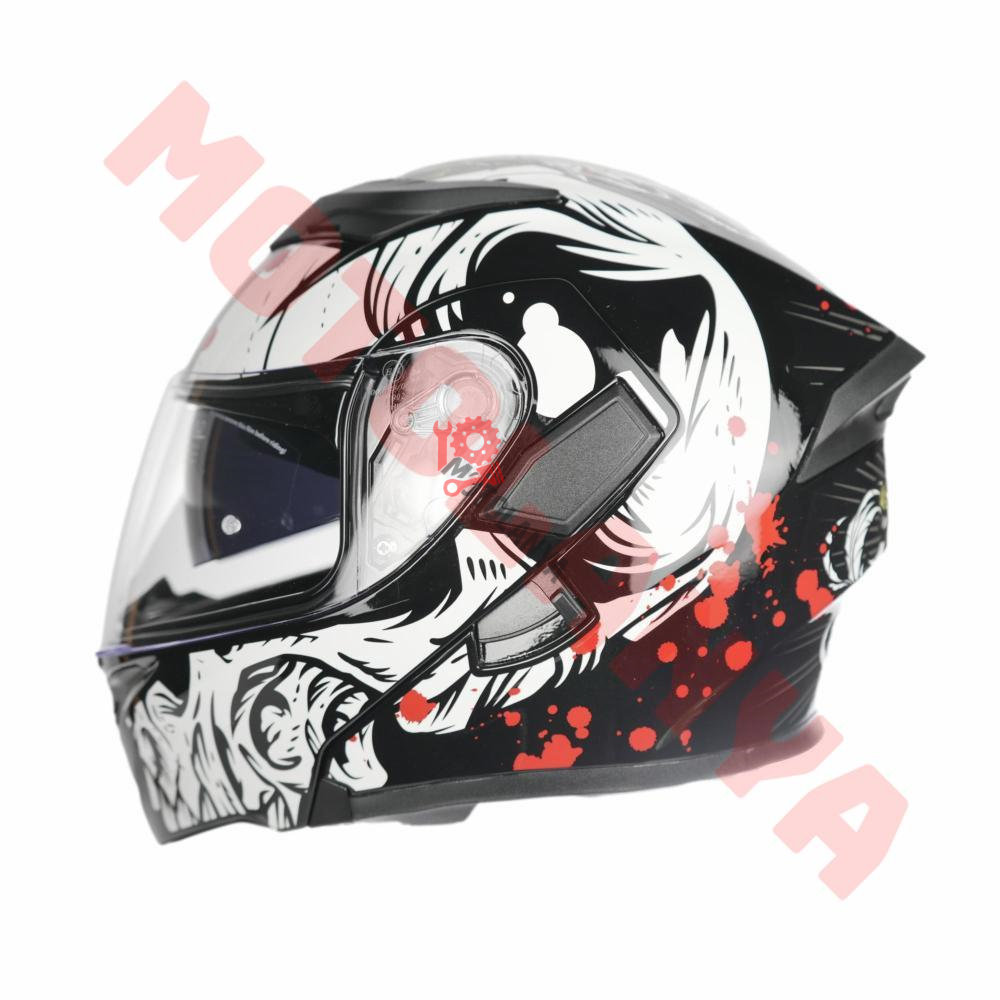 KC - ÇENE AÇILIR VİZÖRLÜ KASK [KC902] [KURU KAFA] [M]