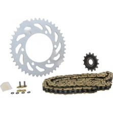 YAMAHA R25 ''43T-14T-520HO-112L'' ZİNCİR DİŞLİ SETİ ''ORİNGLİ'' GOLD -SFR