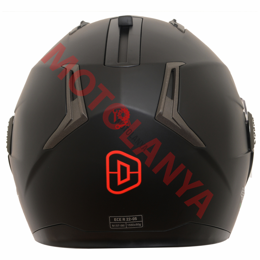 BEON- ÇENE AÇILIR VİZÖRLÜ KASK [B700] [MAT SİYAH] [XXL]