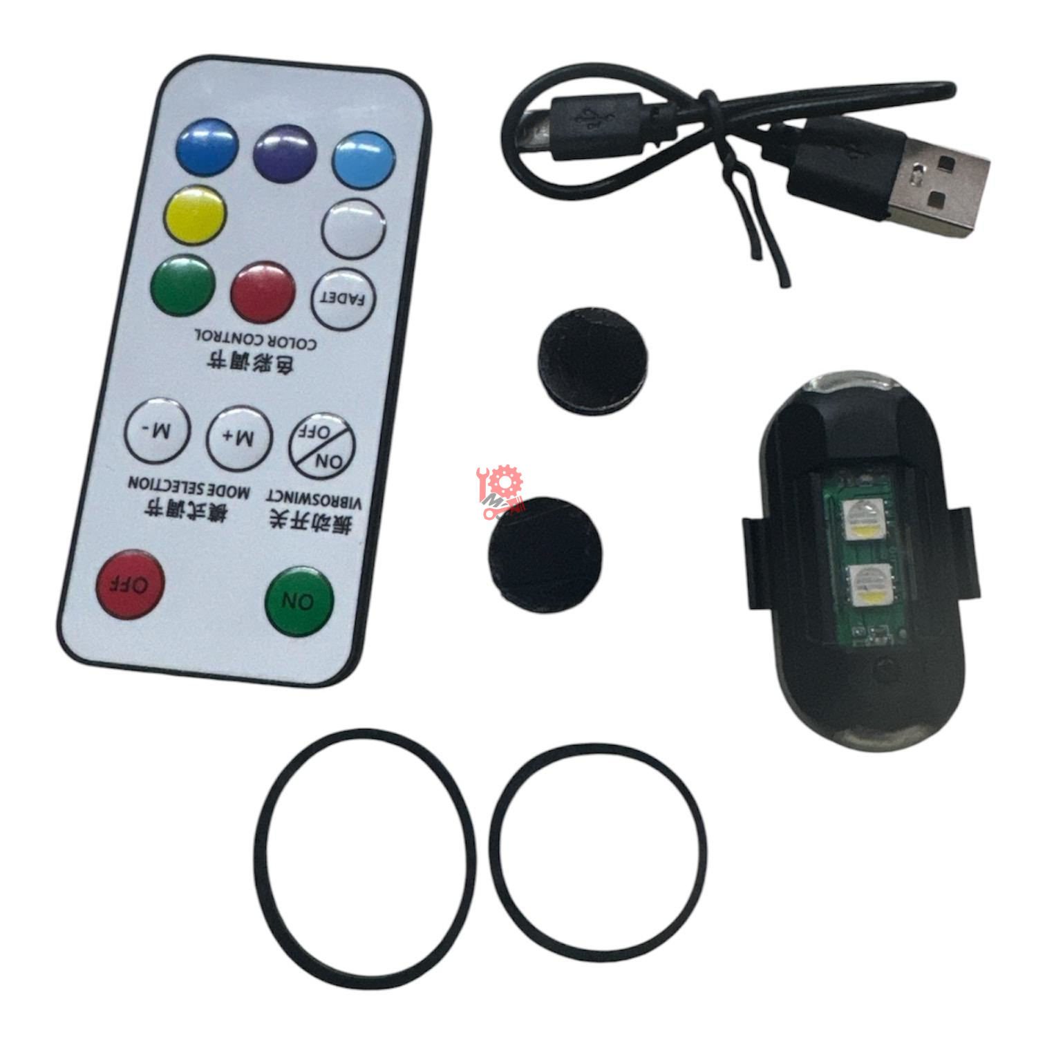 CARUB - LAMBA UÇAK KANADI ÇAKAR SARJLI RGB KUMANDALI
