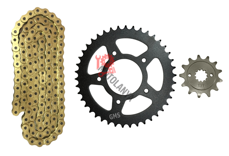 ZİNCİR DİŞLİ SETİ ''ORİNGLİ'' [ 120L-14T-42T ] - CF MOTO SR250