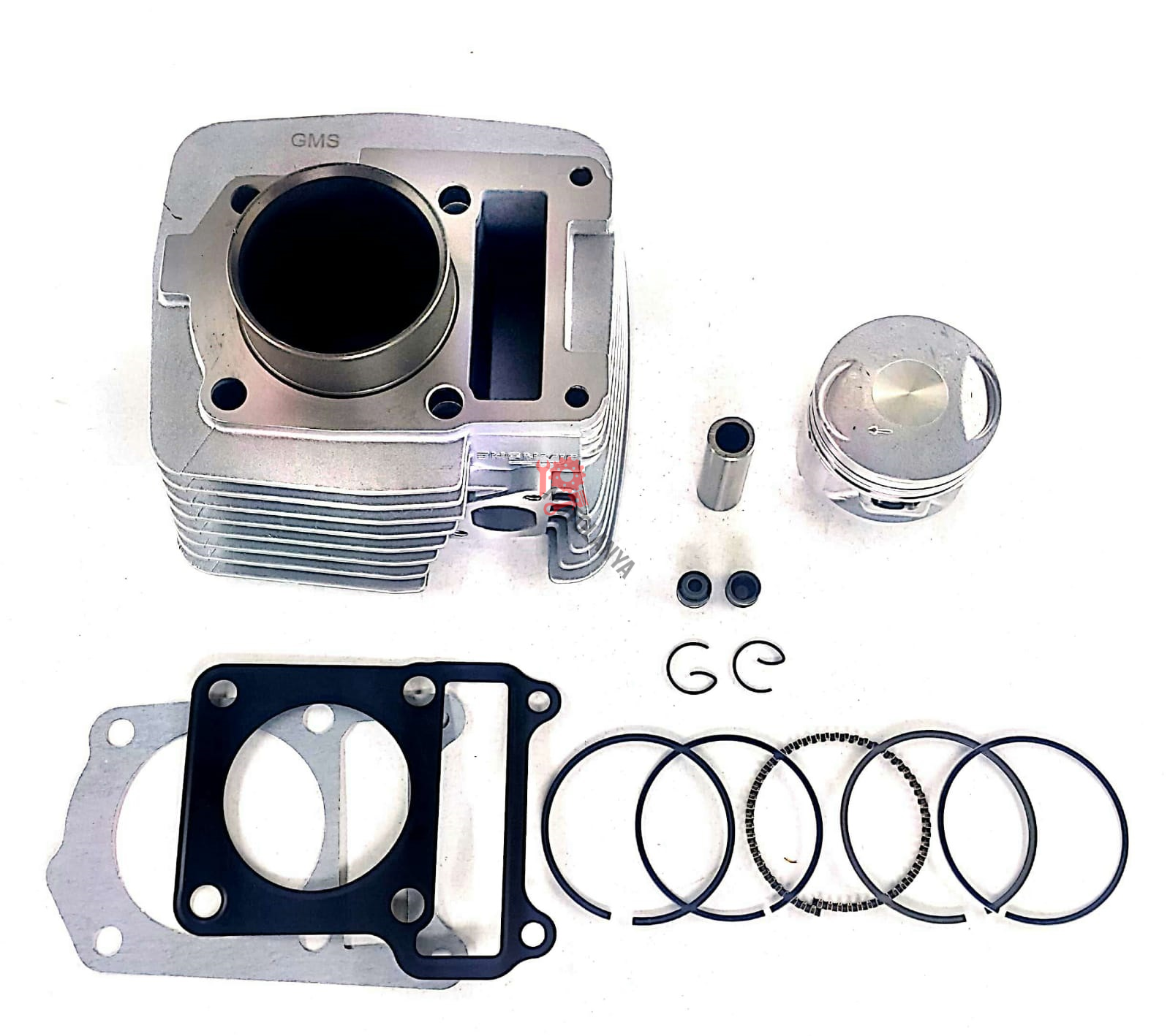 Silindir Set ''56,5mm'' YBR K [ 15 Perno, Boy: 78mm ] - YAMAHA/SALCANO