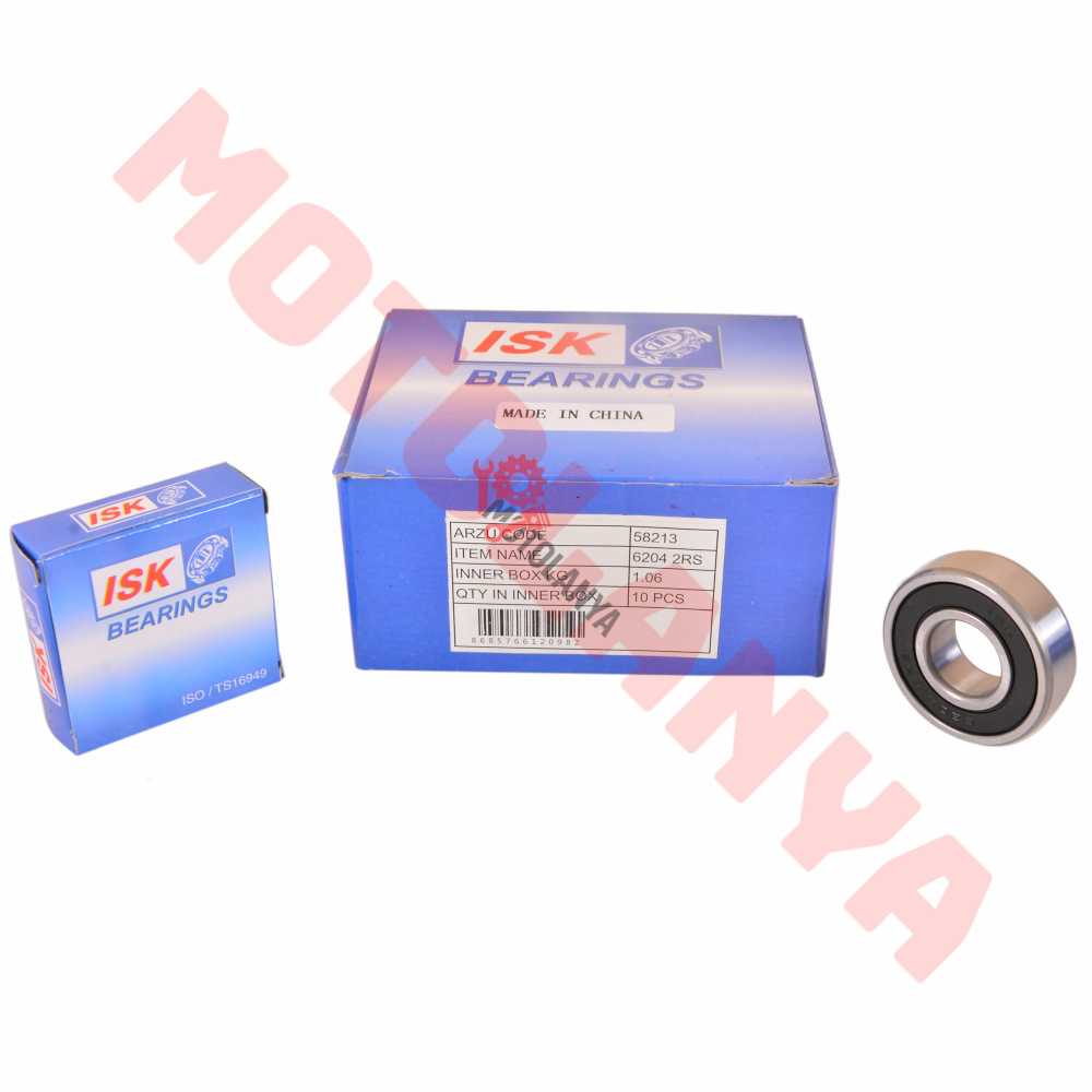 RULMAN [PLASTİK KAPAKLI] 6204