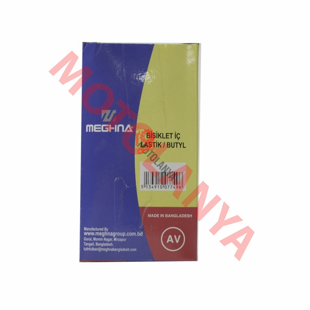 27.5 x 2.10 / 2.35 A/V [40 mm] BUTYL [KUTULU] - MEGHNA
