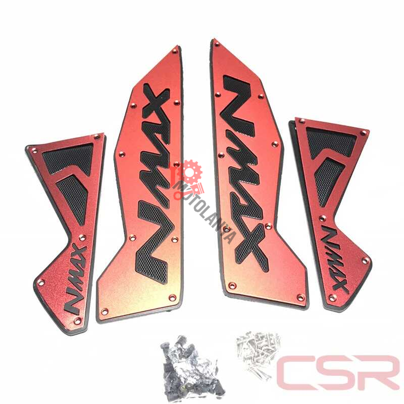 AYAK BASMA PASPASI ''KIRMIZI/VİDA MONTAJLI MODEL'' - YAMAHA N MAX