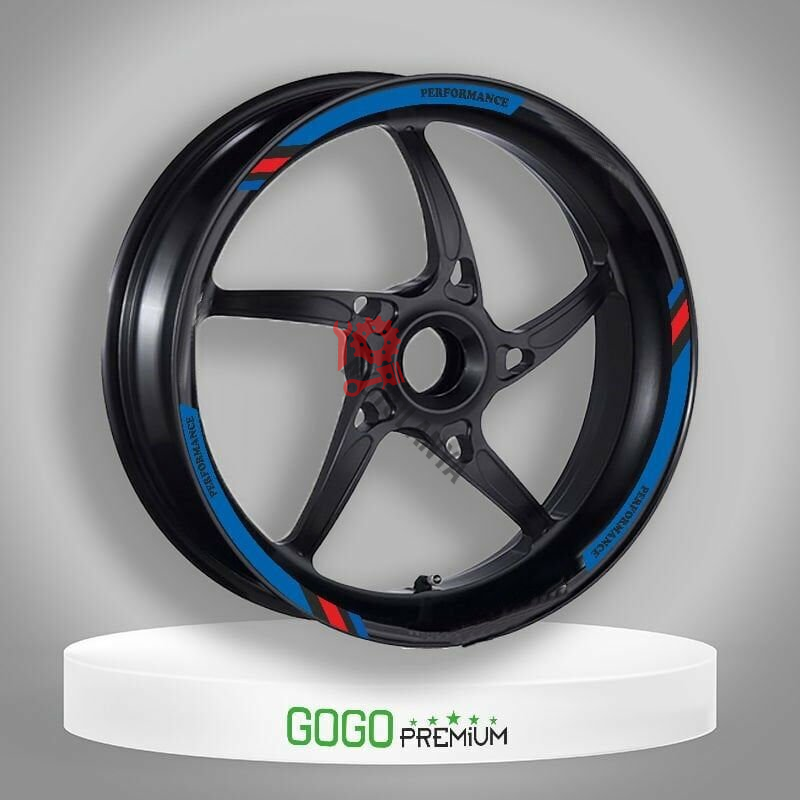 M POWER MAVİ HONDA DİO UYUMLU 1 SET JANT ŞERİDİ