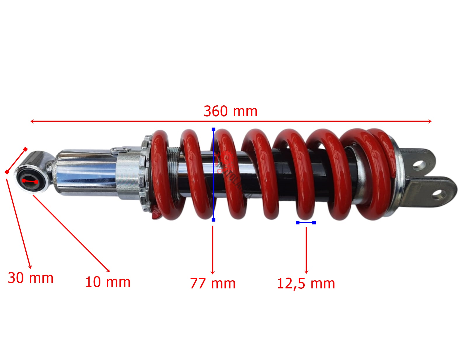 CROSS HONDA XR200 NX200 ARKA AMORTİSÖR 360 mm GAZLI	 HONDA