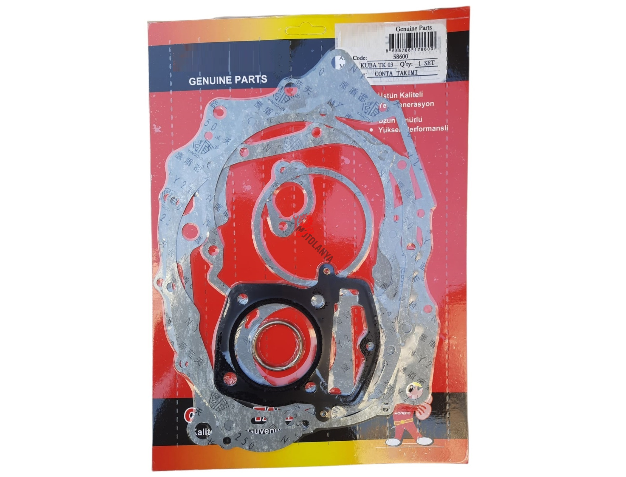 CONTA TAKIMI - KUBA TK 03 ''EKSANTRİK ZİNCİRLİ MODEL'' CG 125