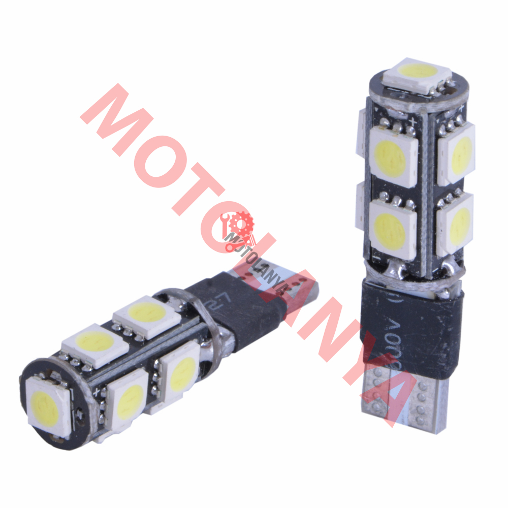T10 9 LED' Lİ ÇAKARLI DİPSİZ AMPUL BEYAZ [ÇİFT]