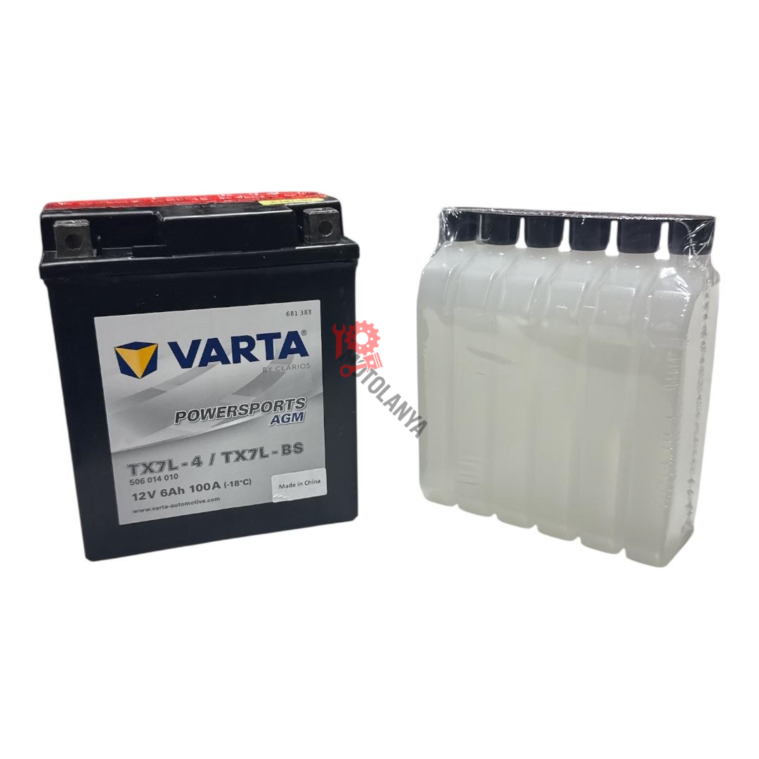 AKÜ ''113*70*132'' HONDA SPACY [ YTX7L / BS ] - VARTA