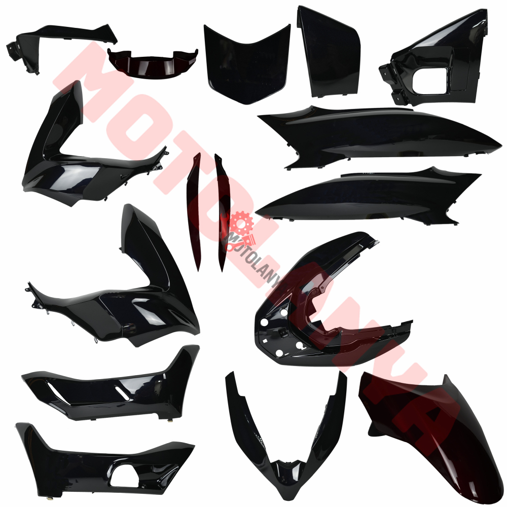 KAPORTA SET ''SİYAH'' [ PCX 2018/2019 ] - HONDA
