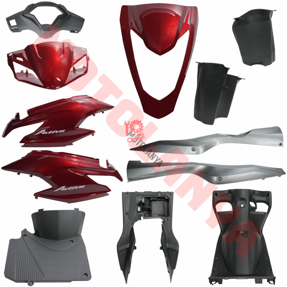 KAPORTA SET ''BORDO'' YENİ MODEL [ ACTIVA S ] - HONDA
