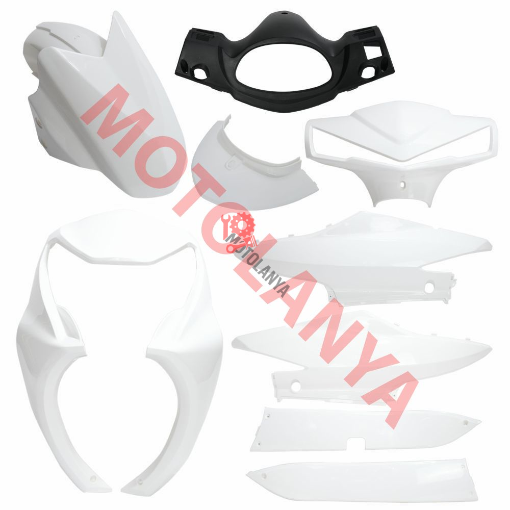 KAPORTA SET [BOYALI AKSAM] [BEYAZ] - KUBA SPACE MAX