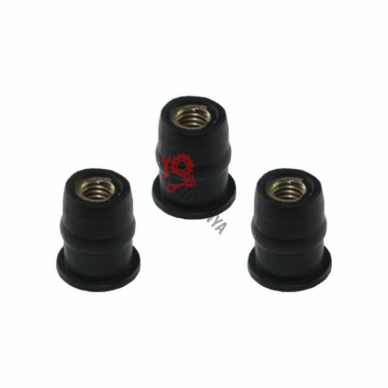 KAUÇUK GRENAJ SOMUNU [ 1 PAKET / 25 ADET ] - 6 mm