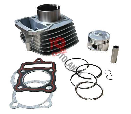 Silindir Set ''125cc/56.5mm'' [ Perno:14/Boy:69mm - KM125-6 PLUS ] - CG/KUBA