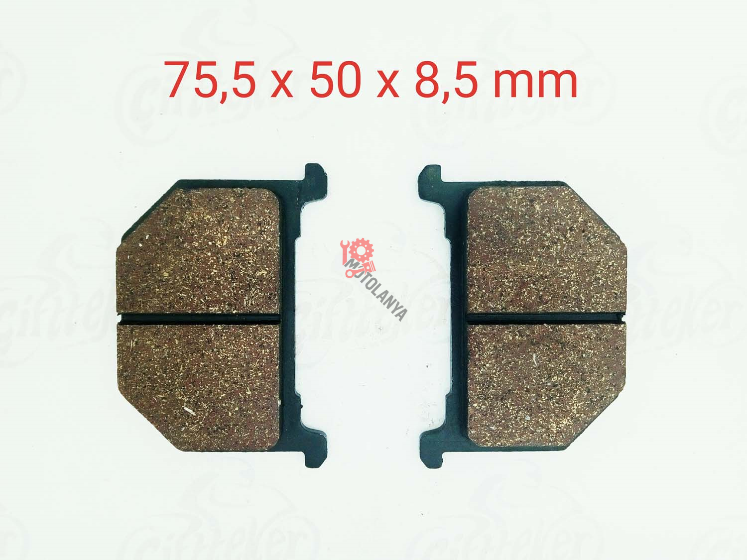 SUZUKİ GN250-400 - ÖN FREN DİSK BALATASI TİGER FA051