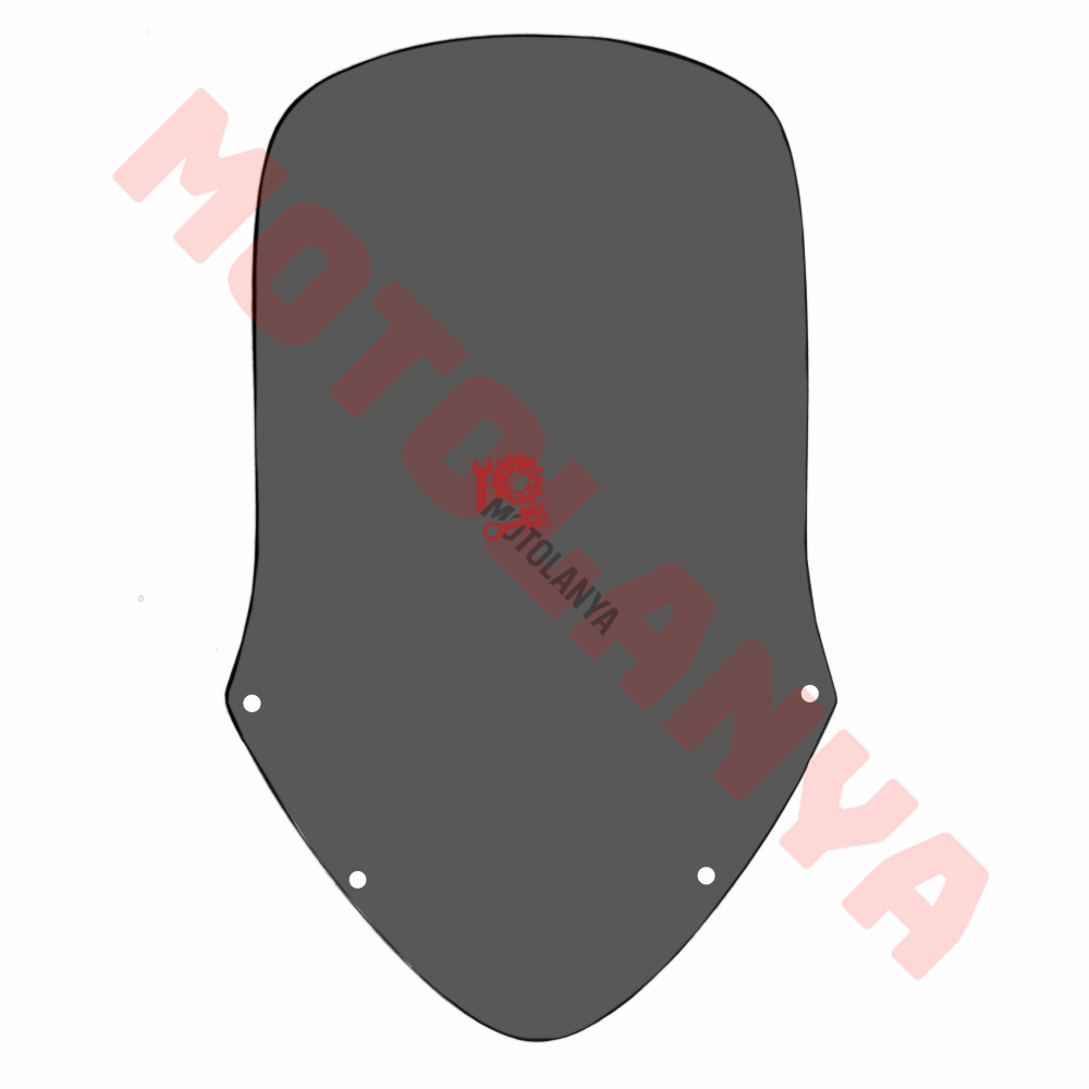 SİPERLİK CAMI SİYAH ''KOYU RENK'' UZUN MODEL-50CM [ CBF 150 ] - HONDA