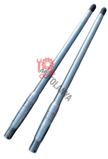 Aks Mili '' Takım '' [ Uzunluk : 47cm - Kalın Freze ] - 3 Teker Kasalı - E BİKE