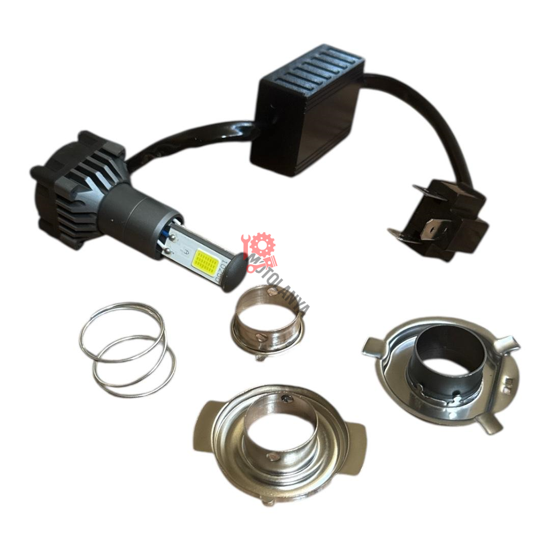 Led Xenon Fanlı [ H4/Bosch Tipi/H7 Uyumlu/Beyaz ] - 8500 LM