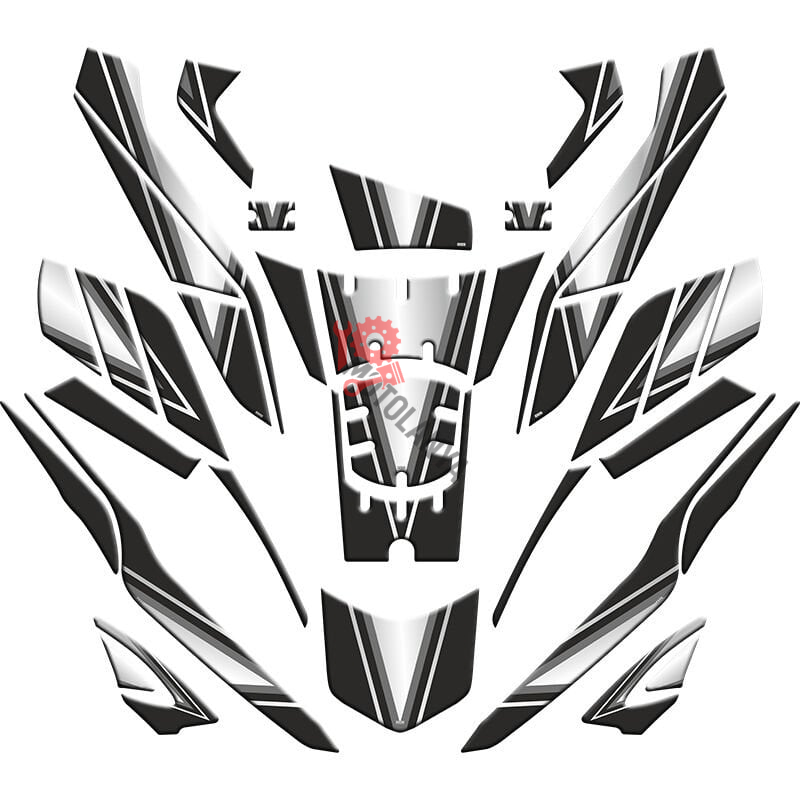 HONDA PCX 2025-2026 UYUMLU TANK PAD ''FULL SET'' 002 ''36 PARÇA''