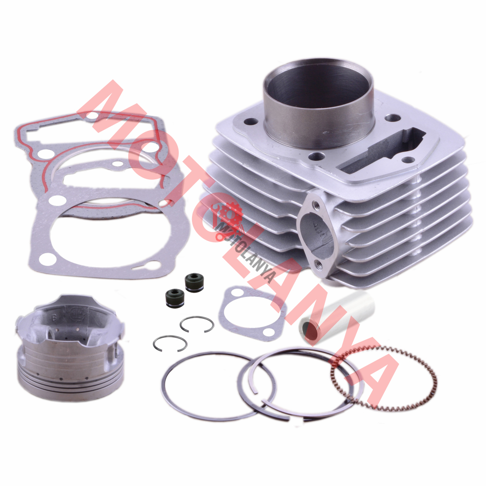 SİLİNDİR KOMPLE 13 PERNO [56,50 mm] [EKS. ZİNCİRLİ MODEL] [KISA PİSTON] CG - WINDY S -