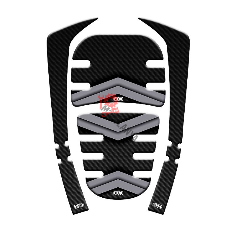 HONDA FORZA 2021 - 2022 UYUMLU TANK PAD ''GRİ/SİYAH'' 008 ''4 PARÇA''