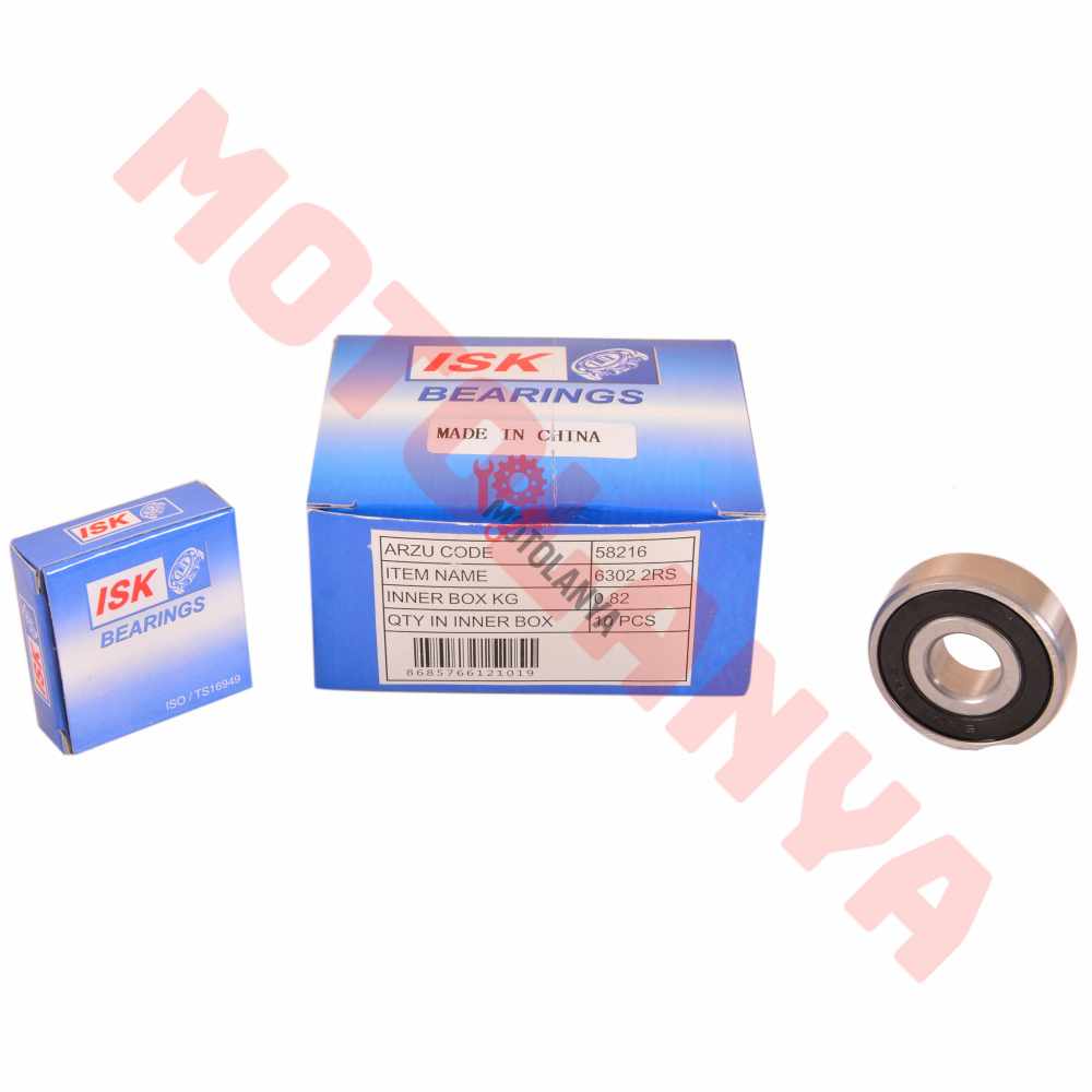 RULMAN [PLASTİK KAPAKLI] 6302