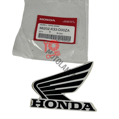 ETİKET YAPIŞTIRMA ''KANAT SOL'' ORJİNAL [ 86202-K33-D00ZA ] - HONDA CBR 250