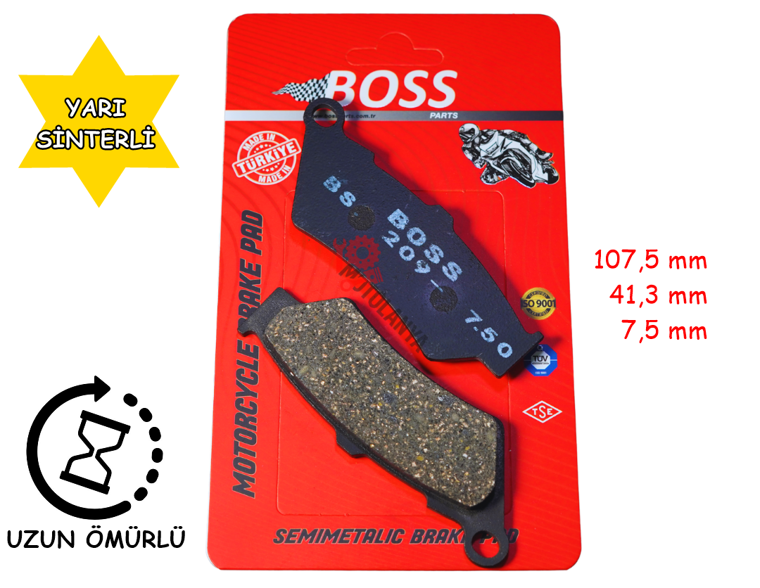 ÖN FREN DİSK BALATASI FA209/2 BMW R1250 KTM 690 ENDURO - 990 - BENELLİ TRK 502 (2017-2020)
