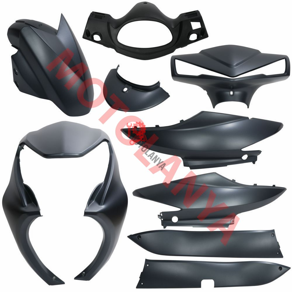 KAPORTA SET [BOYALI AKSAM] [ KRİSTAL SİYAH ] - KUBA SPACE PRO MAX