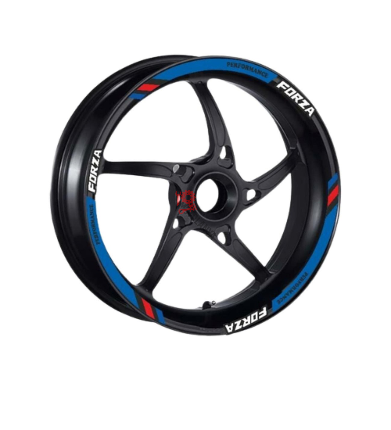 M POWER MAVİ HONDA FORZA UYUMLU 1 SET JANT ŞERİDİ