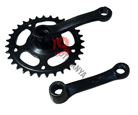 Ayna Kol ''32T/102mm'' [ Köşeli/Siyah ] - BMX