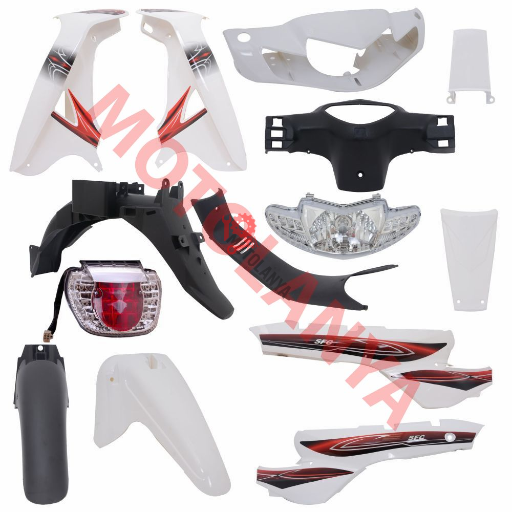 KAPORTA SET [BEYAZ] [FAR+STOP+SİNYAL DAHİL] MONDIAL SFC - SFC MINI