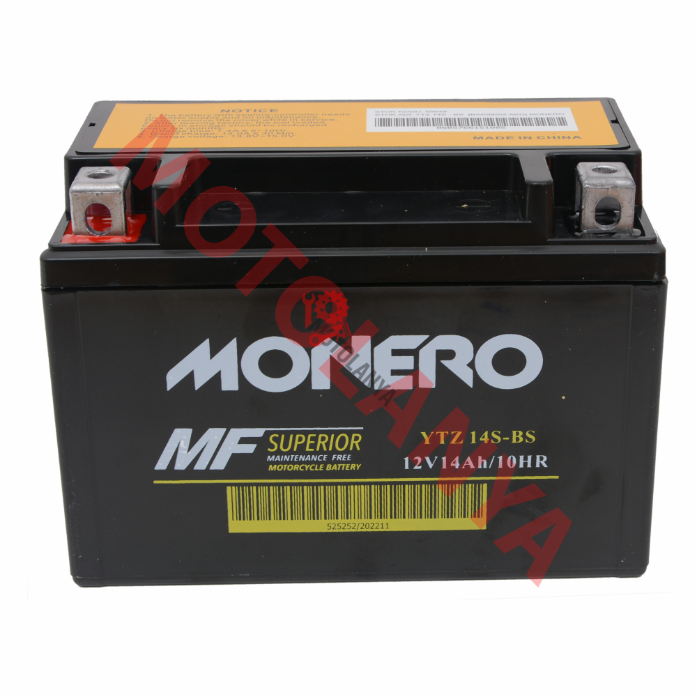 YTZ 14S-BS [150*87*107] AKÜ - MONERO