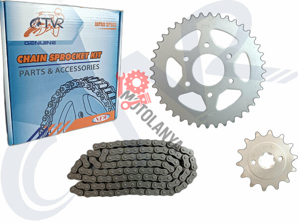 NS200 ZİNCİR DİŞLİ SETİ ÖN ve ARKA ( 520HO X 108L ) ( 40T 14T ) CTVR