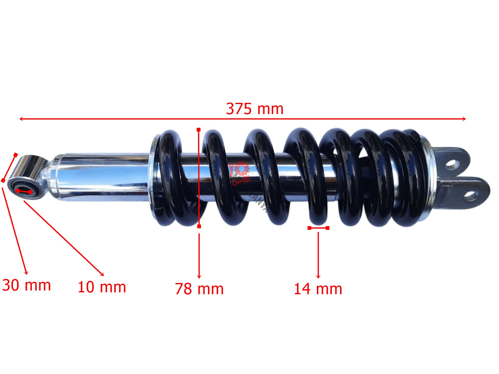 TWİSTER 250 ARKA AMORTİSÖR 375 mm GAZLI