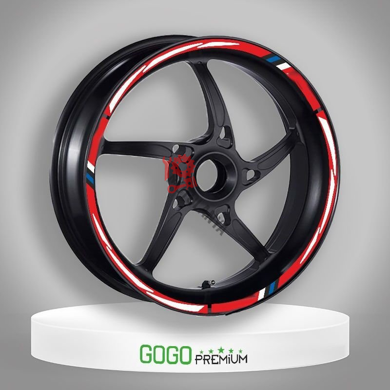 HONDA SPACY UYUMLU KIRMIZI 1 SET JANT ŞERİDİ