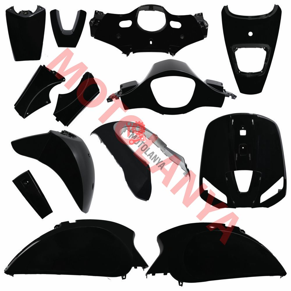 KAPORTA SET [BOYALI AKSAM] [SİYAH] WING 50