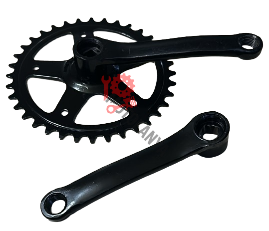 Ayna Kol ''36T/127mm'' [ Köşeli/Siyah ] - BMX