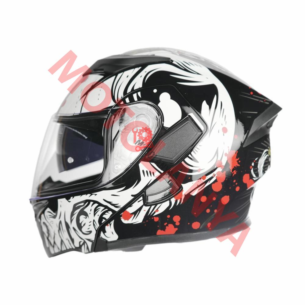 KC - ÇENE AÇILIR VİZÖRLÜ KASK [KC902] [KURU KAFA] [XL]