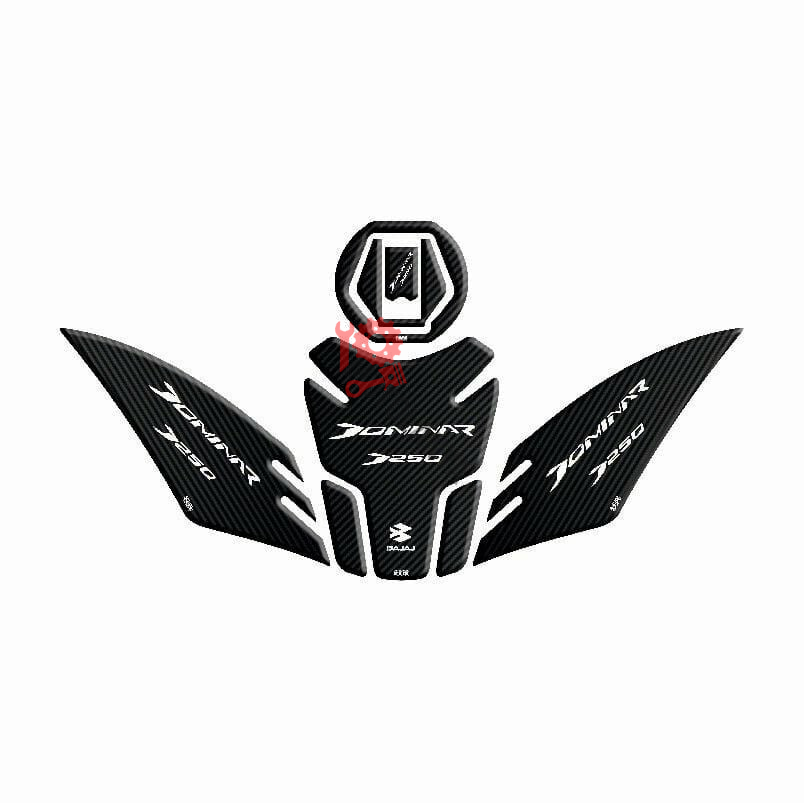 BAJAJ DOMiNAR 250 2020 - 2024 UYUMLU Tank Pad Set ''SİYAH/YEŞİL'' 005