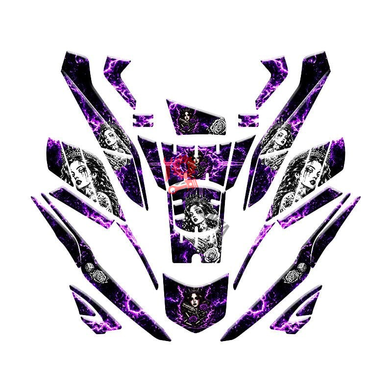 HONDA PCX 2025-2026 UYUMLU TANK PAD ''FULL SET'' 015 ''36 PARÇA''