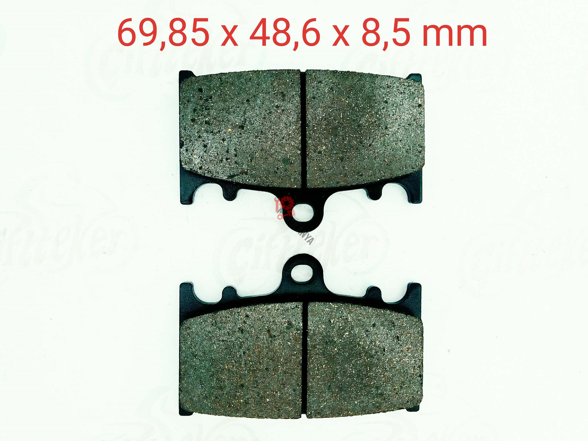 ÖN FREN DİSK BALATASI FA158 KAWASAKİ ZZR 600 KLZ 1000 - SUZUKİ GSX-R 600 GSX 650 F GSR 600