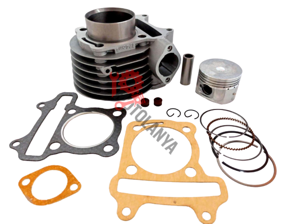 SİLİNDİR SET SCOOTER 125 ''52mm'' [ 15 Perno , Yükseklik : 69mm ] -  MONERO