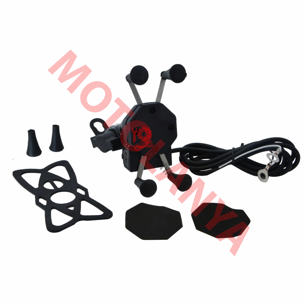 TELEFON TUTUCU ''AYNA BAĞLANTILI'' [USB ŞARJ ÇIKIŞLI] MODEL 1