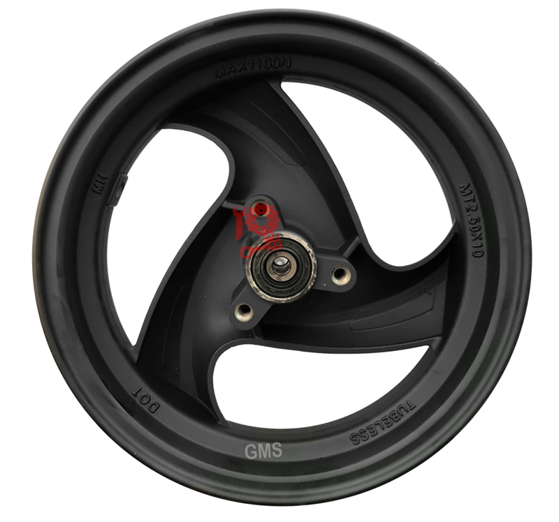 JANT ÖN DISK 10'' SIYAH MIL ÇAPI:10MM - SCOOTER